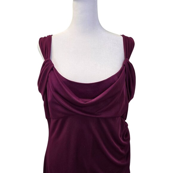 Alex Evenings  Flutter Sleeve Side Ruched Special Occasion Dress Size 12 - Picture 5 of 8